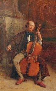 Alexandre Batta, der Cellist, 1855