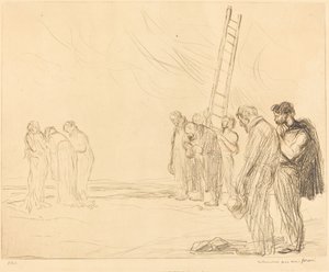 Kalvarienberg (zweite Platte) von Jean Louis Forain
