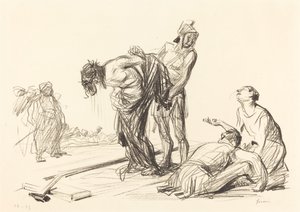 Christus wird seiner Kleider beraubt von Jean Louis Forain