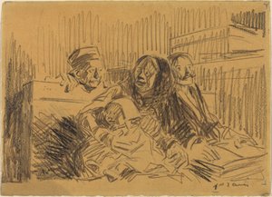 Verteidiger und Angeklagter, um 1908