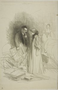"Ich wage es noch nicht, sie abzunehmen... es würde ihm zu sehr wehtun" von Jean Louis Forain