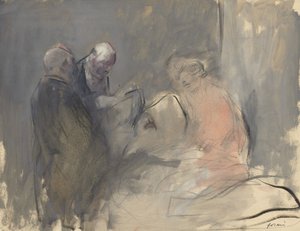 Im Krankenhaus (recto) von Jean Louis Forain