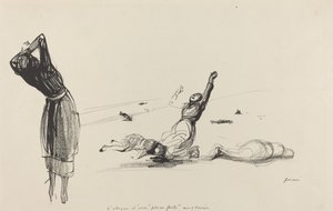 Der Angriff auf eine englische Festung von Jean Louis Forain