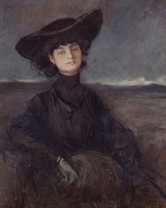 Porträt von Anna-Elisabeth, Comtesse Mathieu de Noailles 1876-1933, ca. 1905