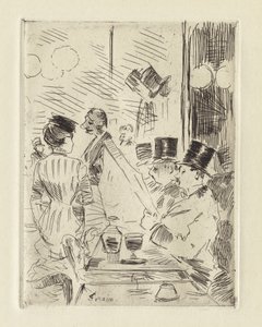 Das Café der Neuen Athen von Jean Louis Forain