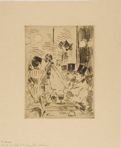 Das Café des Neuen Athen von Jean Louis Forain