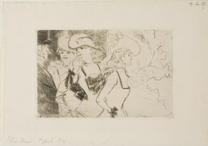 Die Foiles-Bergère, Erste Platte von Jean Louis Forain