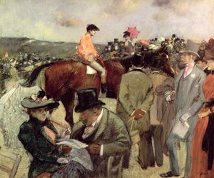 Das Pferderennen, ca. 1890