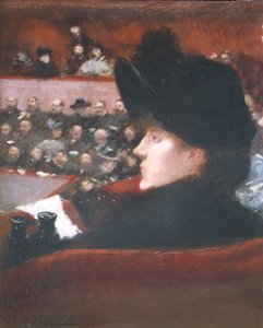 Die Loge, ca. 1880 von Jean Louis Forain