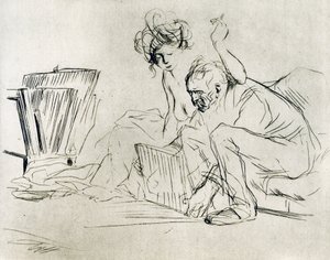 Das Modell in Ruhe, 1925