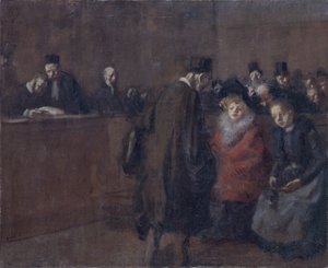 Die Gerichtsszene, 1910