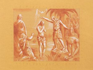 Die Taufe Christi von Jean Louis Gampert