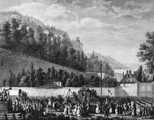 Französische Revolution: Die Damen der Halle gehen am 5. Oktober nach Versailles zum König