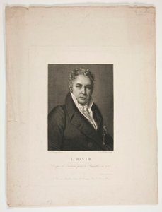 Porträt von Jacques Louis David von Jean Louis Potrelle