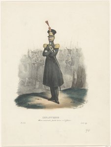 Offizier der Nationalen Miliz, 1829