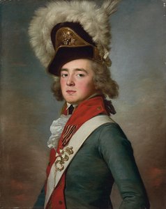Porträt von Brigadier Valerian Aleksandrovich Zubov