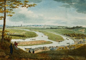 Blick auf Paris und die Seine von Saint-Cloud