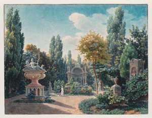 Denkmal von Diane de Poitiers im Jardin du cloître des Petits-Augustins, 1815 von Jean Lubin Vauzelle