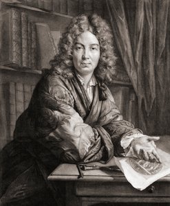 Porträt von Bernard Picart, Graveur (Gravur)
