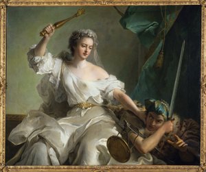 Allegorie der Gerechtigkeit, die die Ungerechtigkeit bekämpft
