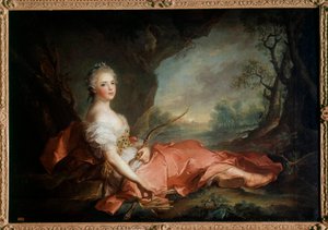 Porträt von Madame Adelaide von Frankreich als Diana, Tochter von Ludwig XV. von Jean Marc Nattier