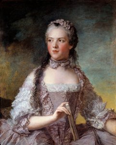 Porträt von Madame Adelaide von Frankreich (1732-1800), Tochter von König Ludwig XV. Gemälde von Jean-Marc Nattier (1685-1766) 1749 von Jean Marc Nattier