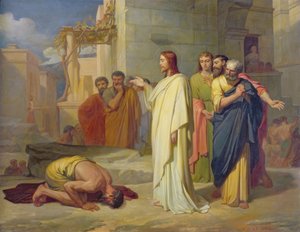 Jesus heilt den Aussätzigen, 1864