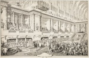 Eid von Ludwig XVI. bei seiner Investitur von Jean Michel Moreau