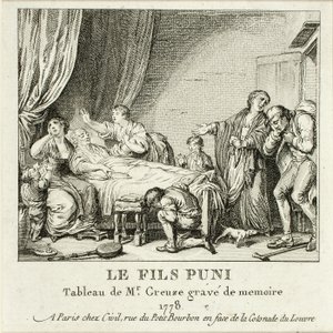 Der bestrafte Sohn von Jean Michel Moreau