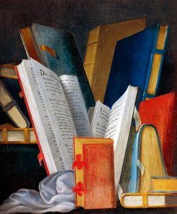 Allegorie der Literatur und des Lesens (Detail) von Jean Monier or Mosnier