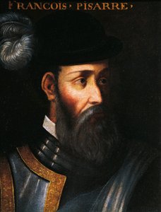Porträt von Francisco Pizarro von Jean Monier or Mosnier