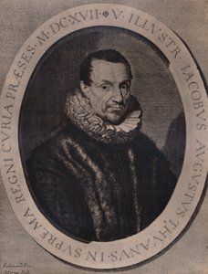 Jacques Auguste de Thou, französischer Historiker und Buchsammler, 17. Jahrhundert 1894 von Jean Morin