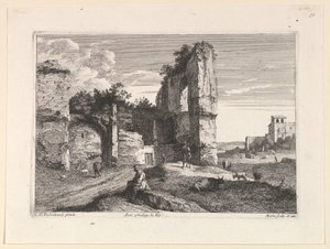 Die alte sitzende Frau von Jean Morin