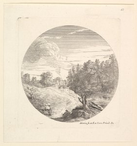 Der Bauer und sein Hund von Jean Morin