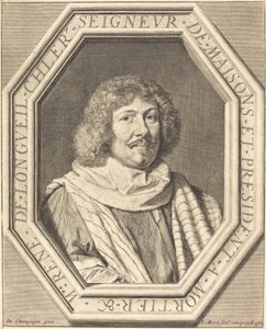 Rene de Longueil, Marquis de Maisons von Jean Morin after Philippe de Champaigne