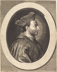 Heiliger Karl, Kardinal Borromeo von Jean Morin after Philippe de Champaigne