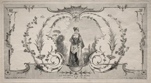 Der Favorit von Flora, Arabeske von Jean Moyreau
