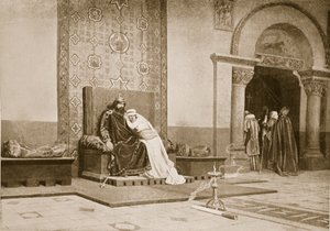 Die Exkommunikation von Robert dem Frommen, Illustration aus 