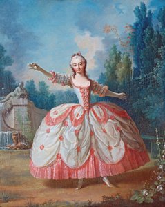 Porträt von Barbara Campanini, bekannt als La Barbarina