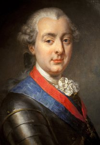 Porträt von Louis Jean Marie de Bourbon, Herzog von Penthievre (1725-1793), Großadmiral und Mäzen. Gemälde von Jean Pierre Franque (1774-1860).
