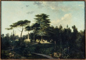 Die Zeder des Libanon, im Jardin des Plantes, ca. 1800