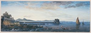 Die Bucht von Neapel von Jean Pierre Houel