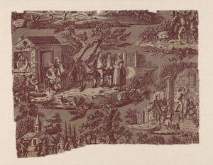 Die Landhochzeit (La Noce de Campagne) (Möbelstoff) von Jean Pierre Marie Jazet