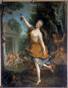 Mademoiselle Prevost als Bacchantin von Jean Raoux