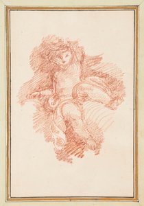 Sitzender Putto