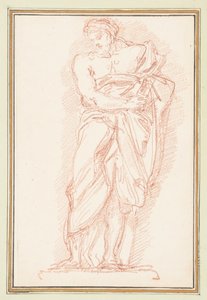 Stehende männliche Figur im Himation