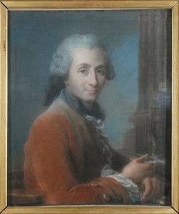 Porträt des Architekten Jacques Gondouin de Folleville 1737-1818, ca. 1780 von Jean Valade