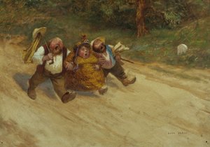 Drei gute Freunde, ca. 1902