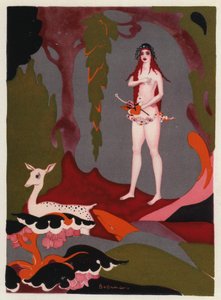 Die Liebesbücher von Ovid: Ein wirklich unerfahrenes Mädchen wird sich dem Blick anbieten von Jean de Bosschere