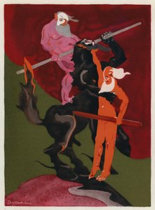 Die Liebesbücher von Ovid: Die wilden Lapithen und die monströse Rasse der Kentauren von Jean de Bosschere